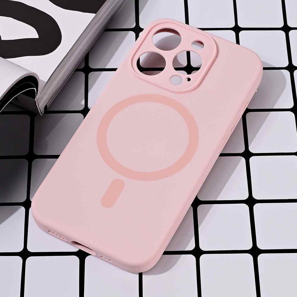 Maska za iPhone 15 Pro Magsafe Pure color roze