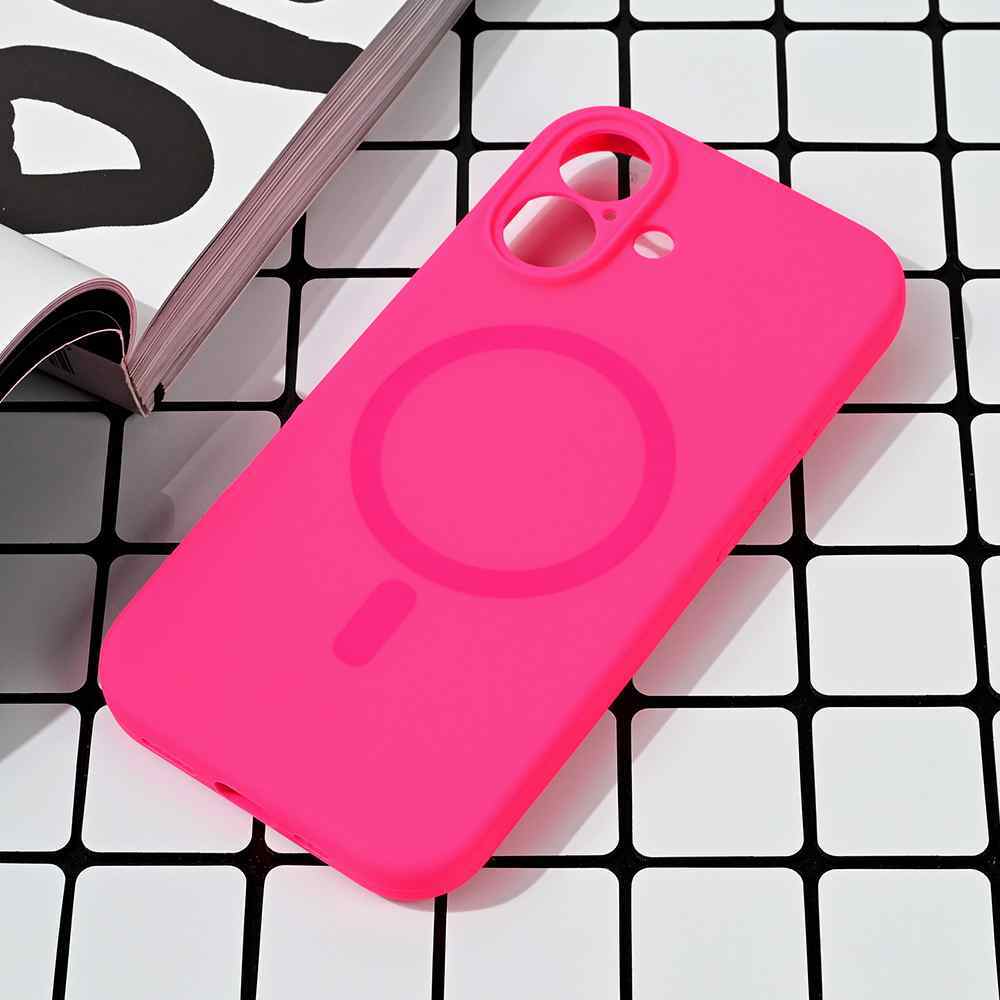 Maska za iPhone 16 Magsafe Pure color pink