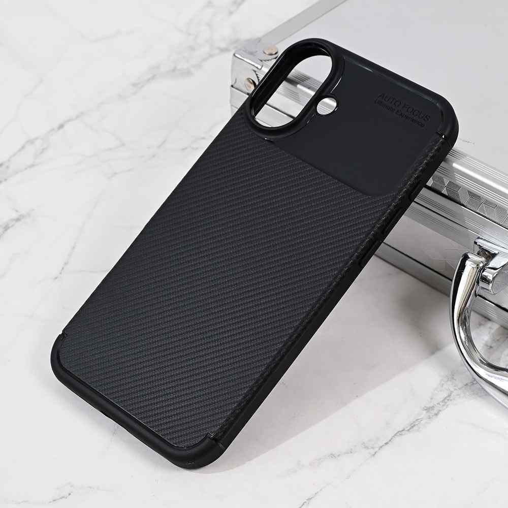 Maska za iPhone 16 Plus Defender Carbon crna