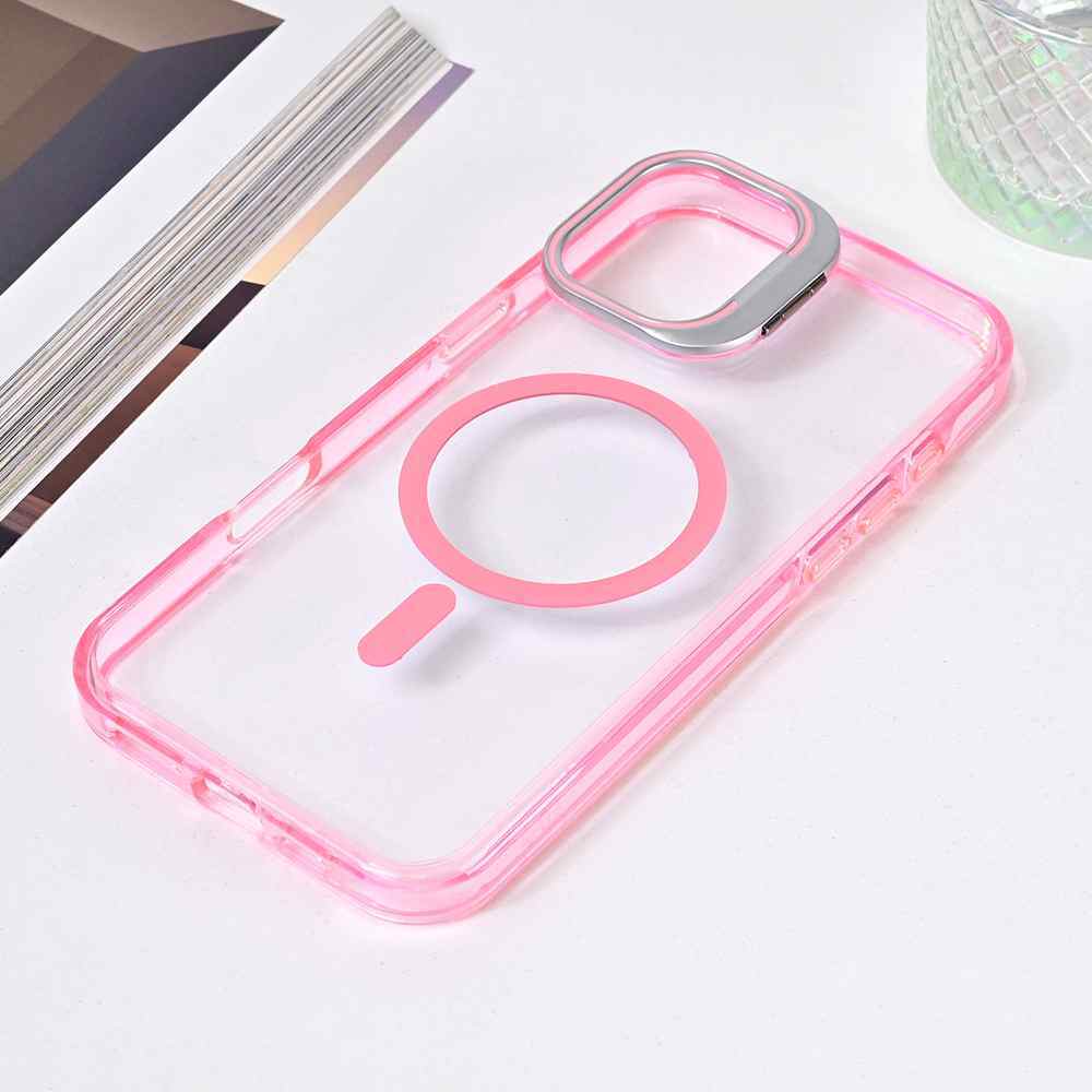 Maska za iPhone 16 Plus Magsafe providna pink