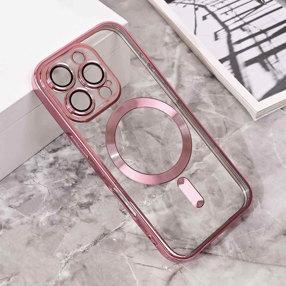 Maska za iPhone 16 Pro Magsafe Lux roze